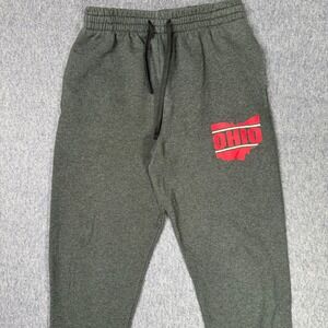 Jerzees Ohio State Sweatpants Joggers Men's‎ Medium Casual Lounge Comfy Gray